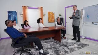 Brazzers Vanessa Sky Finger-Deep In Ass At The Office