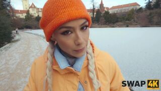Swap4k Veronica Leal, Stacy Cruz Two Hot Women And One Frozen Man