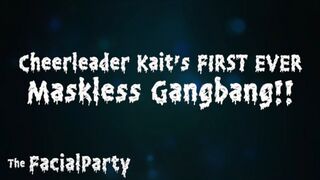 OnlyFans Cheerleader Kait First Ever Maskless GangBang
