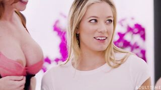 AdultTime Sophia Locke, Kenzie Taylor, River Lynn Couple Seeking Naughty Nanny