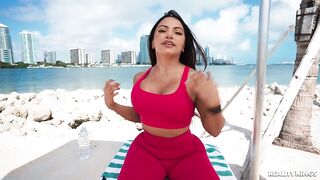 CumFiesta Brandy Salazar Jogging Then The Cum Fiesta