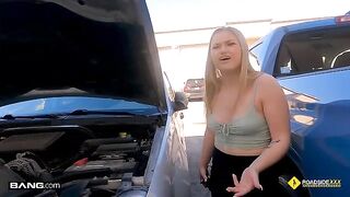 Bang McKenzie Mae Broke College Girl McKenzie Mae Trades Pussy For Car Service