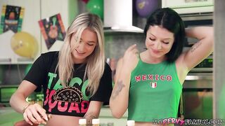 MyPervyFamily Raven Lane And Thea Summers Too Hot To Handle