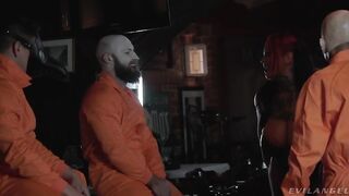 EvilAngel Sabien Demonia 8 On 1 Gangbang