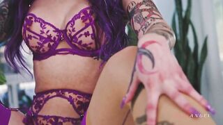 EvilAngel Valerica Steele DVP & Squirt Threesome