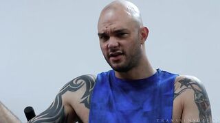TransSensual Avery Lust TS Workout Bend Her Over