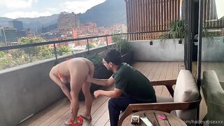 OnlyFans Hailey Rose Balcony Fuck In Colombia