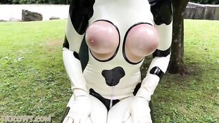 HuCows Anc1lla And Miss Fetilicious Latex Hucows Outdoors
