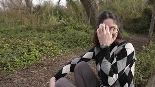 Petite Horny Teen Fucked in Public Park - Almost Caught! - Outdoor