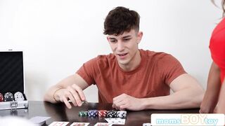 Hot French Milf Cassie Del Isla Takes Over Poker Night & Takes 2 Dicks Together