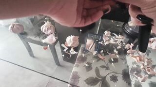 VAGABUNDA MOSTRA A BUCETA NO ESPELHO GOSTOSA