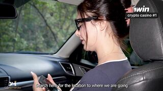 Girl gets Fucked Outdoors by a Big-dick Stranger - Danner Mendez & Iris