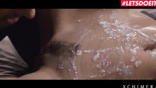 XCHIMERA - Latina Ebony Goddess Luna Corazon Gets A Passionate Fuck With Hot Wax - LETSDOEIT