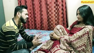 Indian xxx milf bhabhi real sex with husband close friend! Clear hindi audio