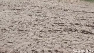 Czech Couple Public Swing - Eveline Dellai