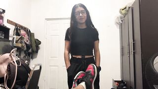 SHE COMES TO COLLECT MY RENT AND LEAVES FULL OF MILK