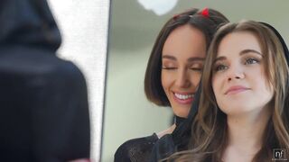 Christina Sage And Rose Carter The Halloween Slut Rule - NubileFilms | PornMedium.com