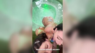 Auhneesh Nicole Pool Threesome Sex Tape Video Leaked