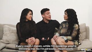 Family Threesome. Sisters Retali