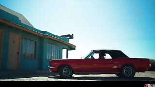 Beauty caught cheating and got two cocks at once ????