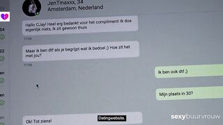 BLACK YouTuber banged DUTCH BLONDE CUNT! (INTERRACIAL) (Porn from the Netherlands)! SEXYBUURVROUW