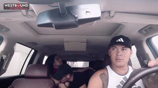 Busty Latina Babe Kesha Ortega Fucks Guy In Backseat Of Car - Ortega Twins