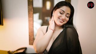 Priti Roy In Black Saree Horny Kolkata Model ????????????