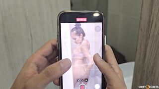 My Stepmom Catches Me Spying on Her and Sucks My Cock - Kathy Lee69