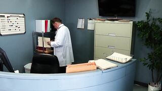 Blonde bimbo Samantha Saint is a sexy candy striper