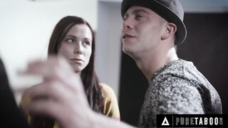 PURE TABOO Naive Aidra Fox Obeys To Abigail Mac & Pervert Dominant Producer To Achieve Her Dream