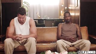 Blonde MILF Teacher Gets Double-Teamed