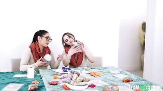 “You Bully Us Cause You Wanna Fuck Us!” Madison & Penelope’s Autumn Bikinis