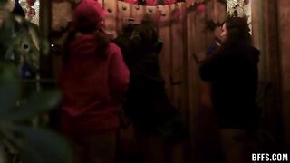 Trick or Treat! We'll Eat Your Cock Straight From the Candy Bowl