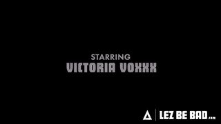LEZ BE BAD Submissive Babe Ashley Lane In Leash Gets STRAP ON DOMINATED By Femdom Victoria Voxxx - Victoria Lan