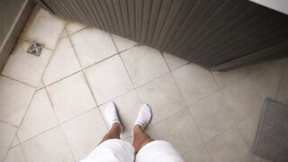 While my husband was on a business trip — I gave my male neighbor some hot jacuzzi company