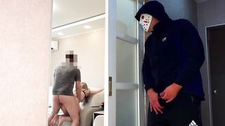 Horny Wife Fucked A Pervert Maniac On Halloween Thinking It Was Her Husband - English Subtitles