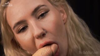 Busty blonde begs you to stick your dick in your mouth and pussy ASMR