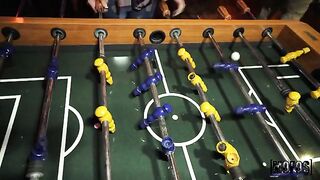 The Brunette Banged in the Bar