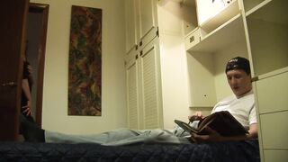 Be nice my boy and let your stepmom ride your cock