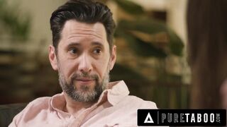 PURE TABOO Leashed Aria Sloane Must OBEY Dominant Pervert Stepdad To Get What She Wants