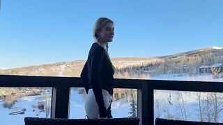 OnlyFans Eva Elfie Creampie in Snow Mountains