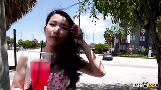 Kiki King Wild Van Ride With Asian Babe -