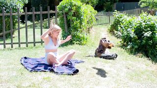 Maya Rose Enjoys The Outdoors With A Hard Cock - Maya Rose