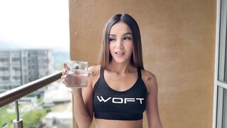 Fucking my neighbor after the gym!