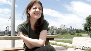 JamesDeen - HOTEL ROOM ROUGH DOGGYSTYLE SEX WITH BRUNETTE AMATEUR LUNA BAST