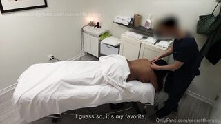 Horny Curvy Ebony Scares Masagist - Secret Therapy