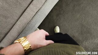 Chloe Rose Wet Through Her Yoga Pants: Stepsister Desperate For Cock