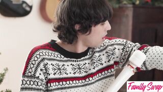 Christmas Swap Fuck Festivities with Aaliyah Love & Alexis Tae Vibrating Orgy