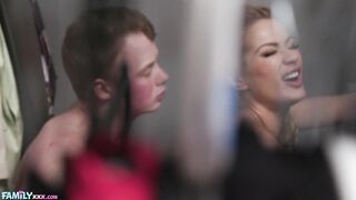 FAMILY XXX - Nympho MILF Stepmom Wants More of His Cock in The Morning (Cherry Kiss)