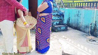 Desi Family Threesome Sex, Step Son In Law Sex With His Step Mother In Law And Wife